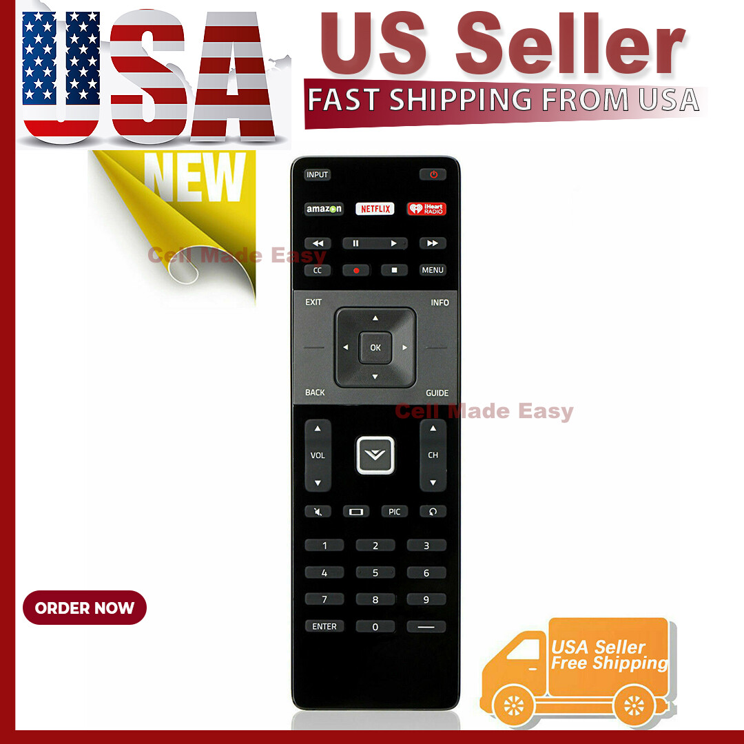 New XRT122 Smart TV Remote For Vizio Amazon/Netflix/iHeart/ Home Key