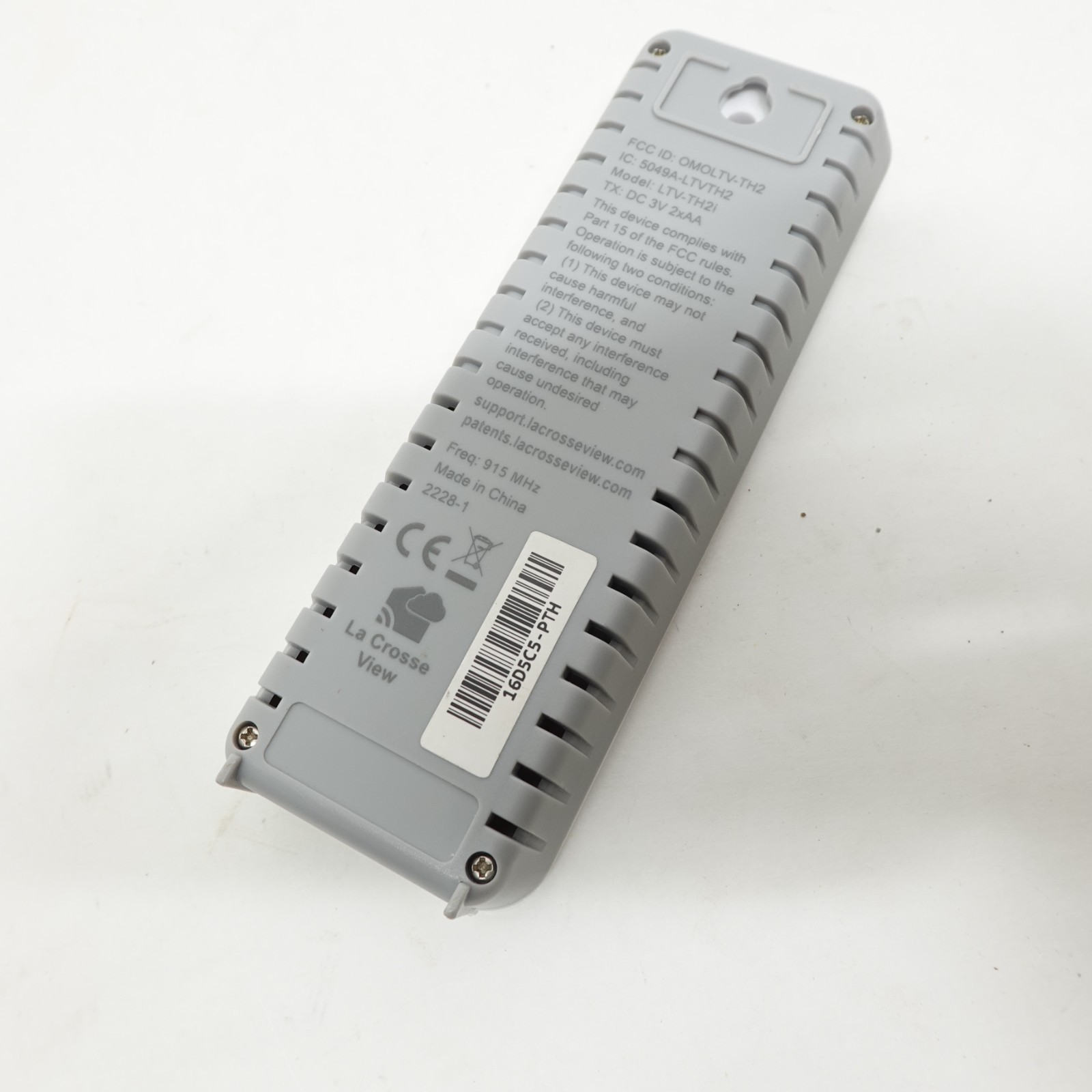 La Crosse Technology Temperature Humidity Remote Sensor LTV-TH2i