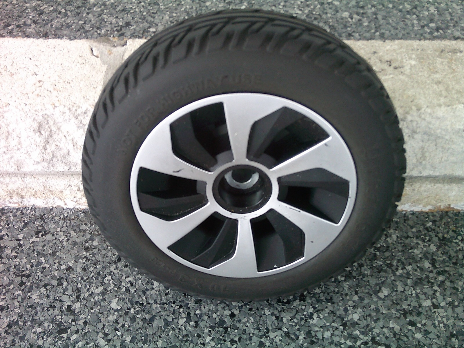 10 X 3 Drive Wheel with 6 Spokes for Jazzy Air 2 and Air Med Chairs. # 6170