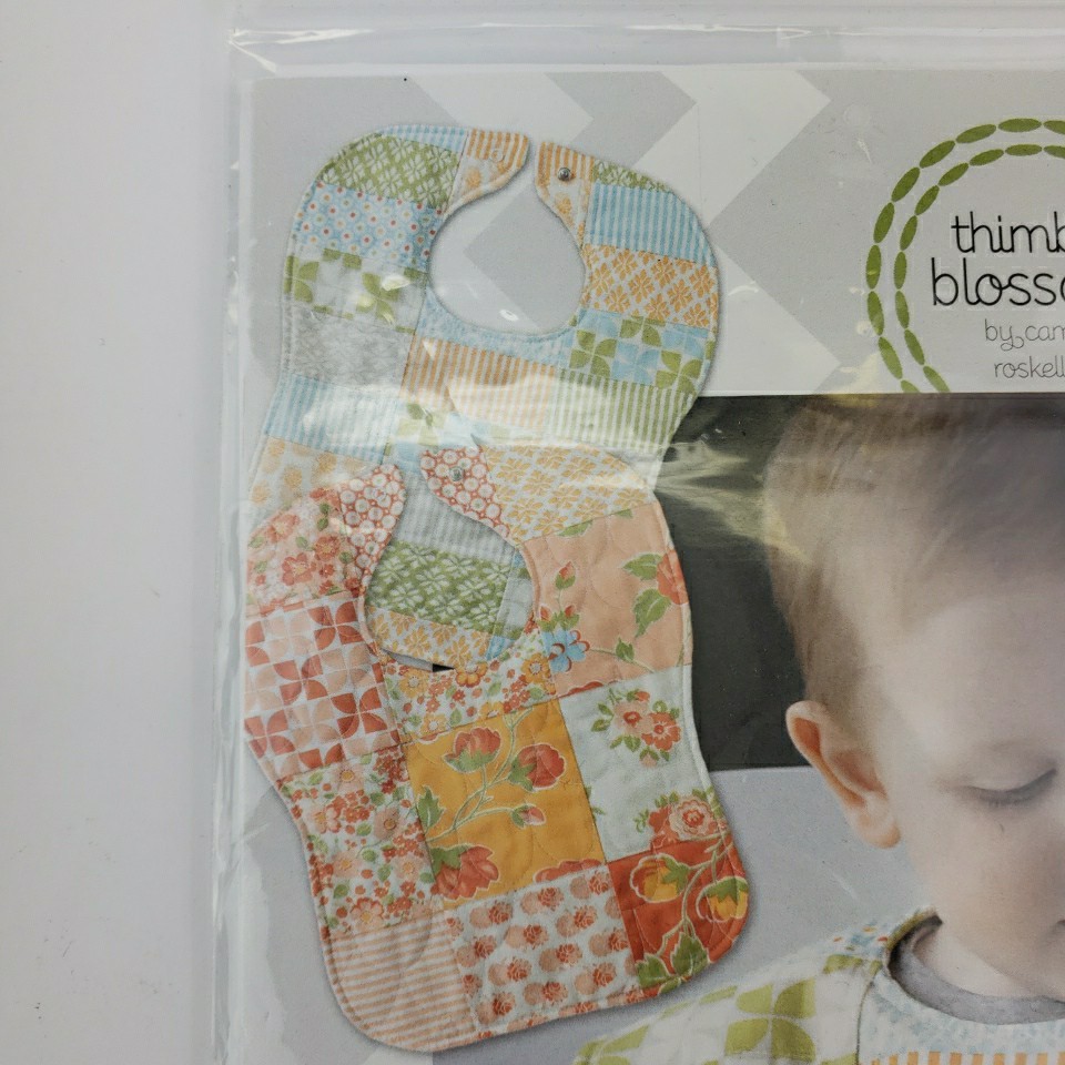 Thimble Blossoms Charming Bibs Pattern Quilted Baby Bib Pattern #153