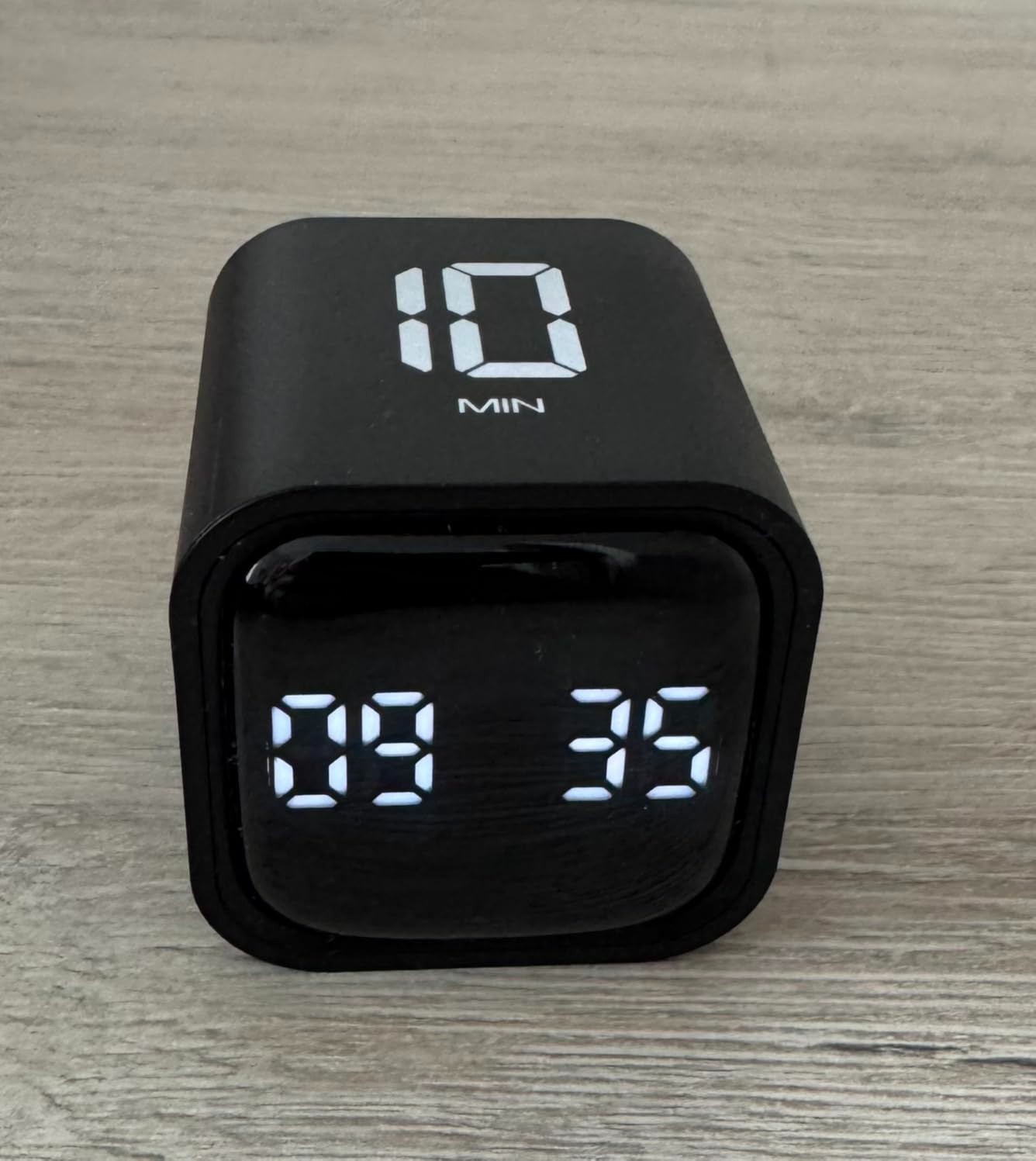Rechargeable Digital Cube Timer Pomodoro Productivity Clock Custom Countdown Ala
