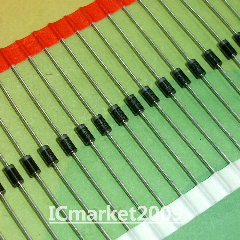 50 PCS 11DQ06 DO-41 1.0A Axial Leaded Schottky Barrier Rectifier Diodes Chip