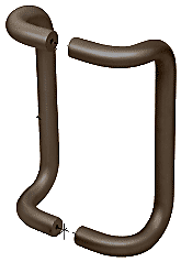 CRL 2952PRBRZ Dark Bronze Paired Back-to-Back Offset Door Pull