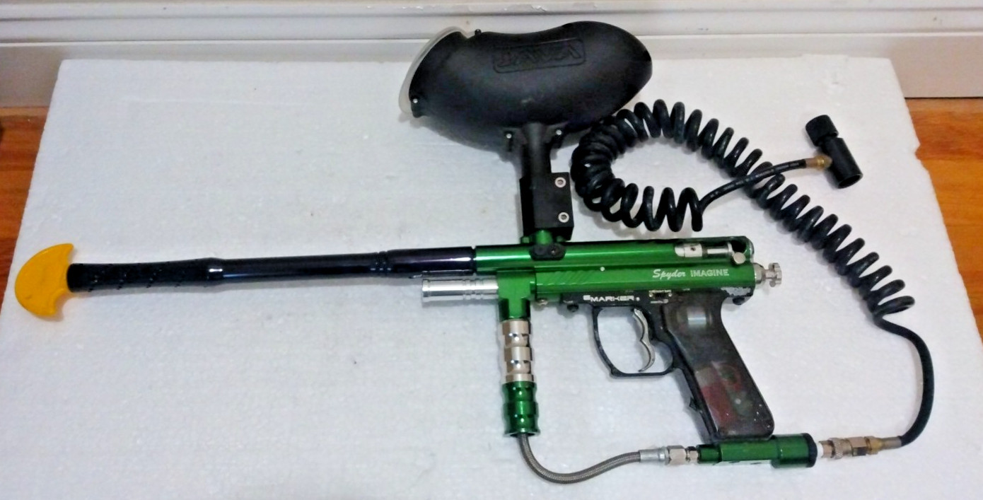 Spyder Imagine Paintball Gun Electronic Marker Green