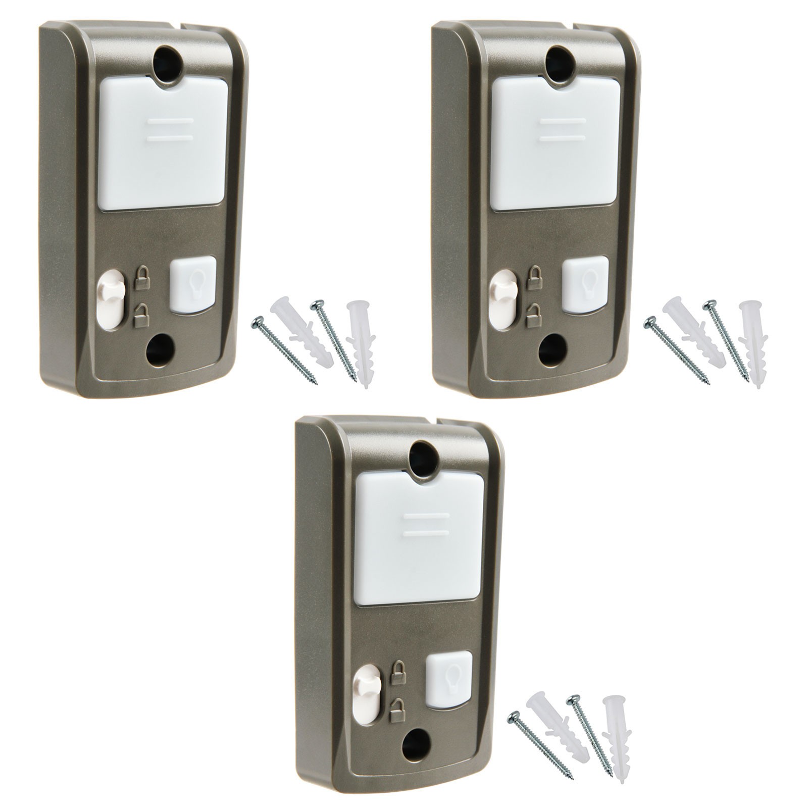 3 Garage Door Opener Remote Wall Pad Panel for Genie GBWCSL2-BX 39165R