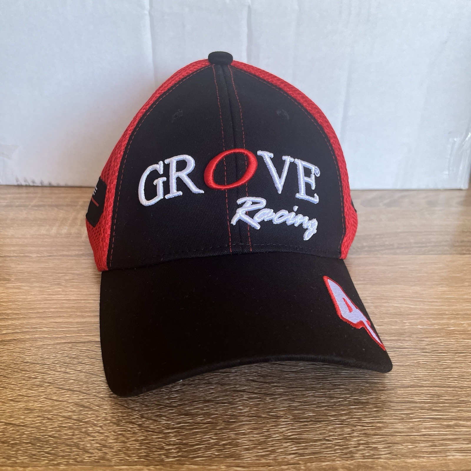 Grove Racing Porsche 911 GT3 R Motorsport Racing Team Driver Hat Cap Red & Black