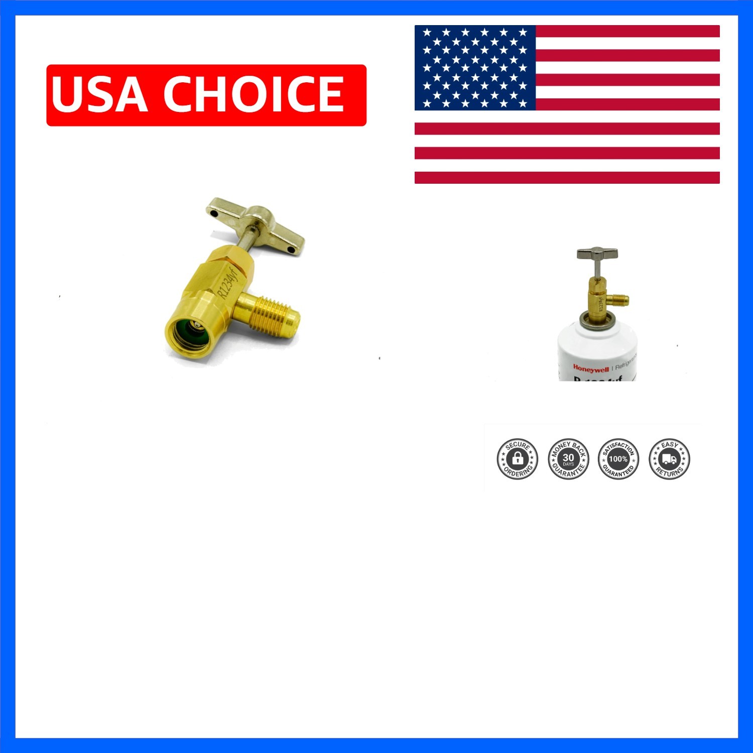 R1234yf Can Tap for Automotive A/C Service
