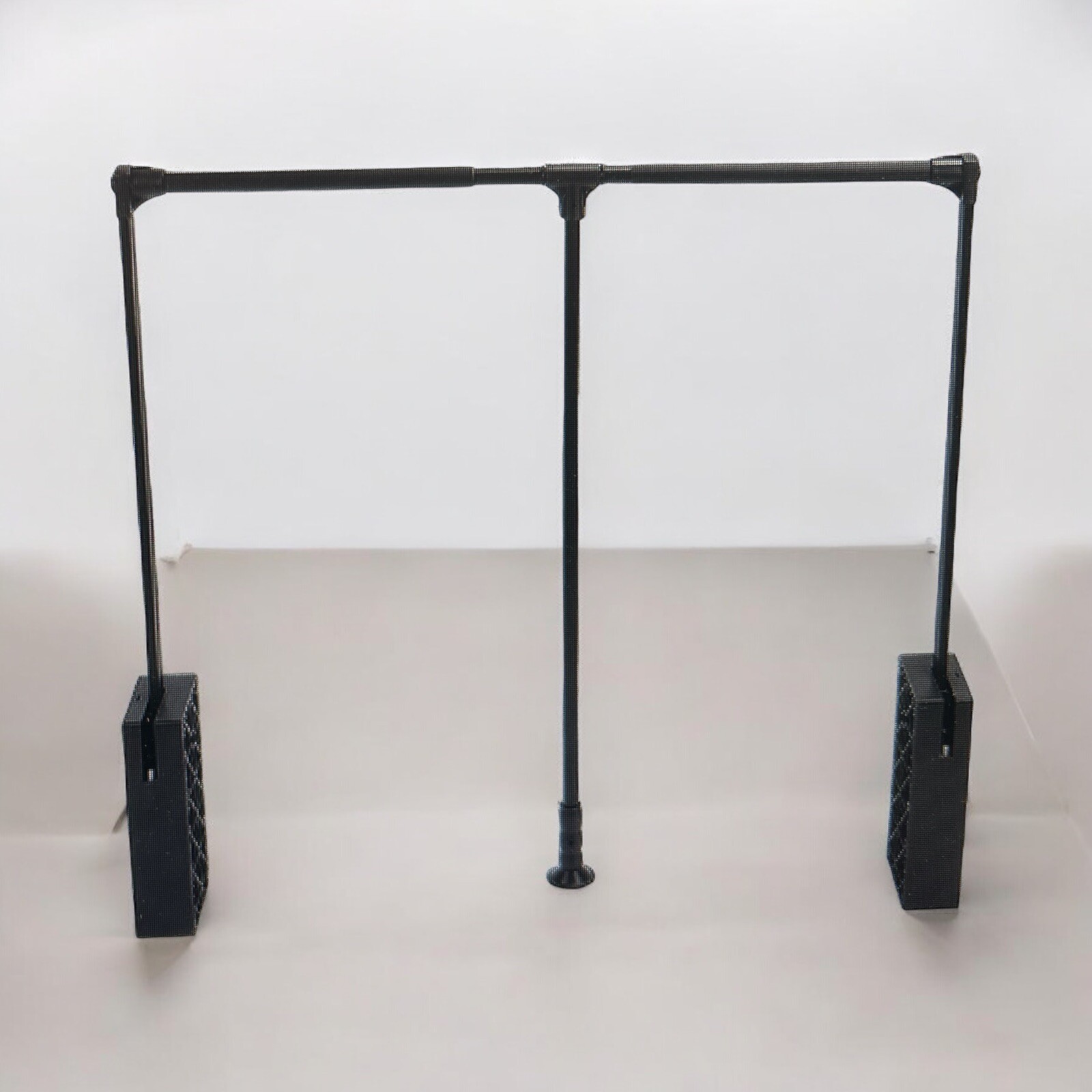 Garosa Pull Down Wardrobe Rail 22lb Load Capacity Adjustable Width 32.68-45.28in