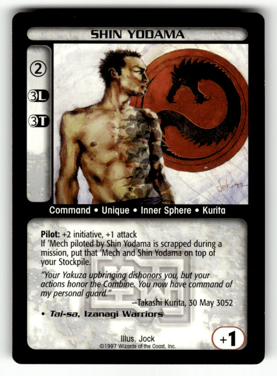 Battletech Shin Yodama 1997 Wizards of the Coast TCG CCG