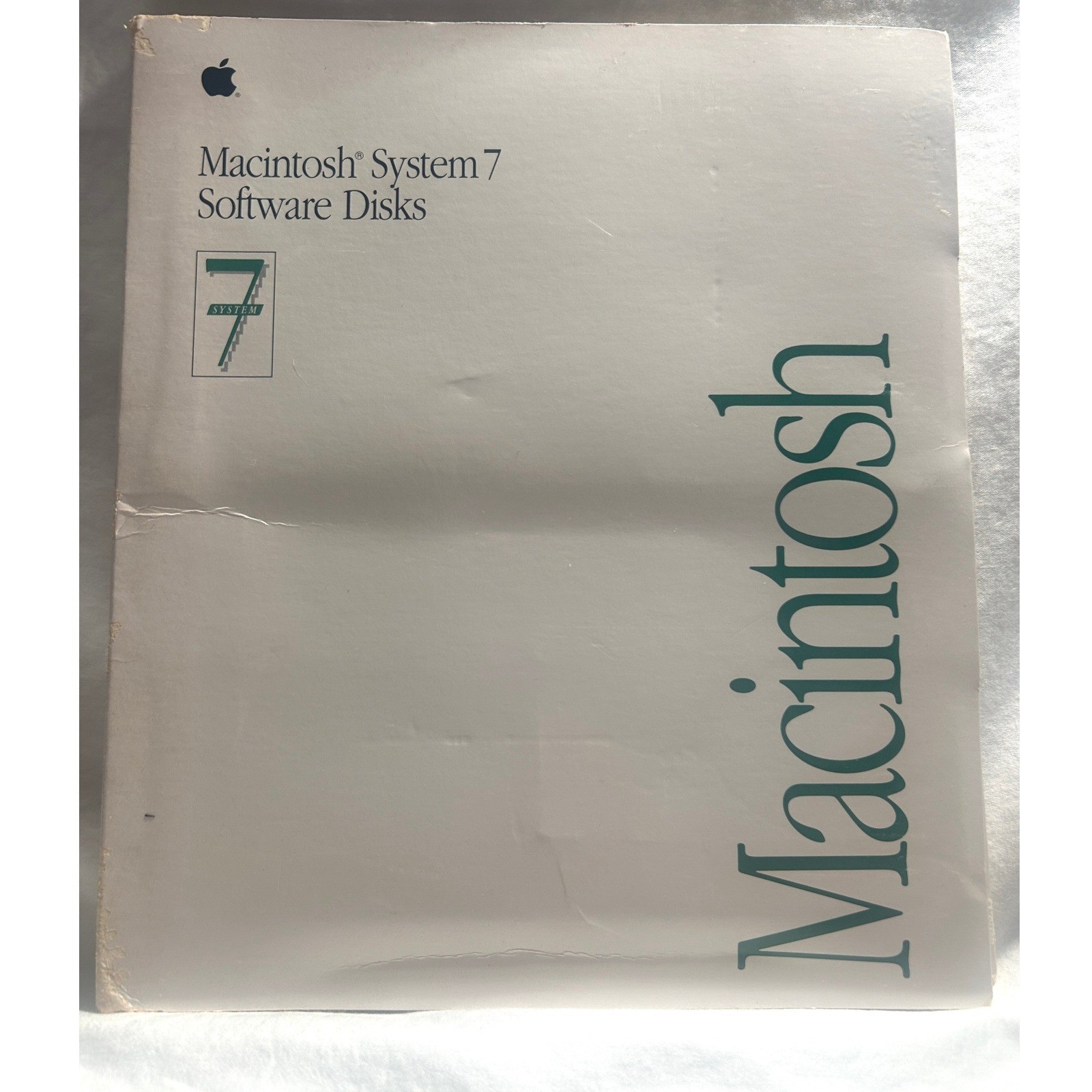 Vintage Apple Macintosh System 7 Software Floppy Disks Set w/Portfolio 8 Disks