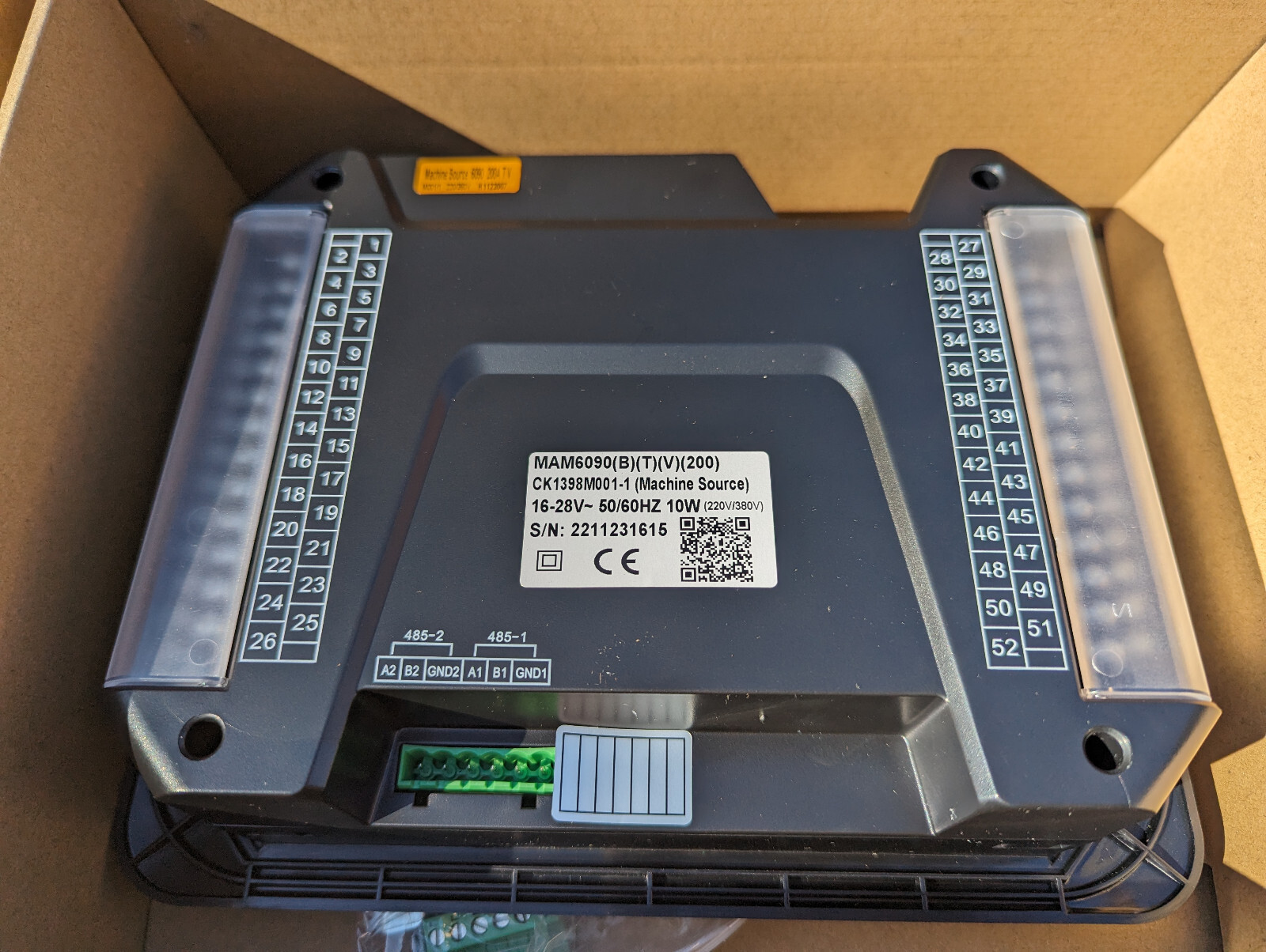 MAM 6090 Controller Panel for Screw Compressors Brand New