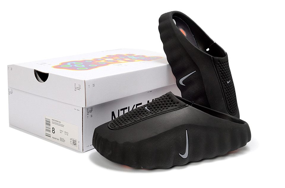 Nike Mind 001 Mule, Model HQ4307-001 Black(Runs small,Order one size up)