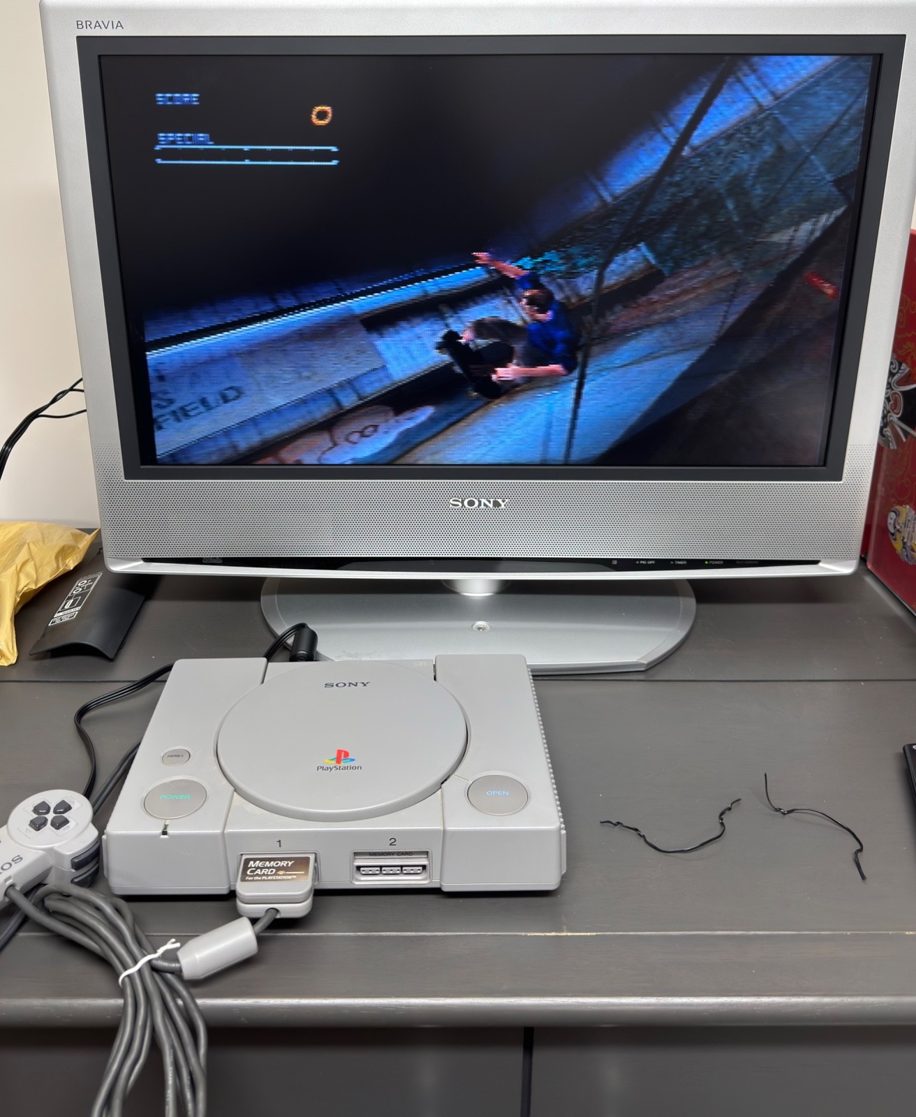 Original Sony PlayStation 1 PS1 Console System Bundle - Tested & Working