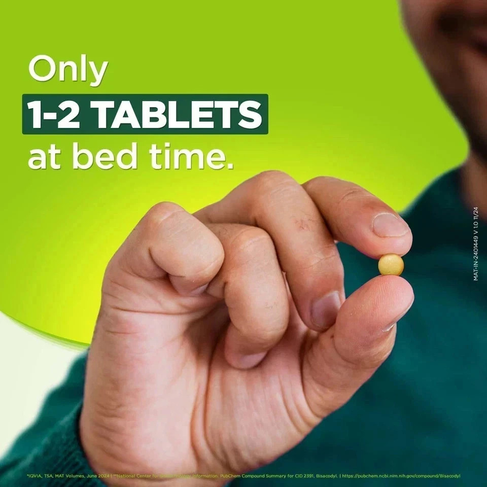 10 x 10 (100 Tablets) DULCOFLEX TWELVE PLUS 5MG GASTRO RESISTANT TABLETS W/O BOX