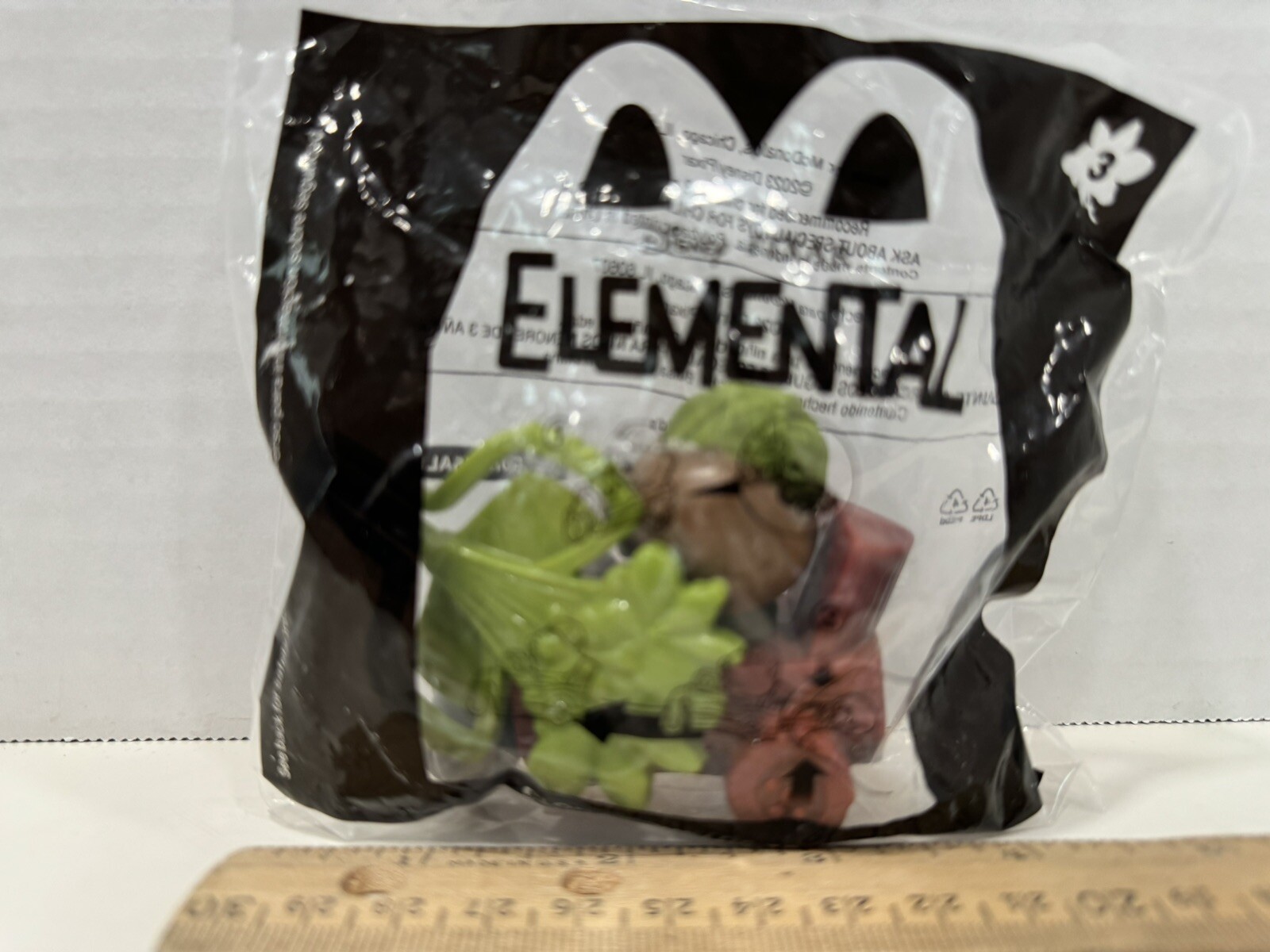 McDonald's Happy Meal Toy 2023 Elemental Clod on the Log Trike Disney #3, New
