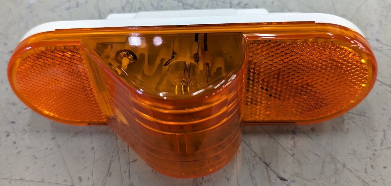 52193  Grote Economy Amber Oval Side Turn Marker Lamp Light Reflective