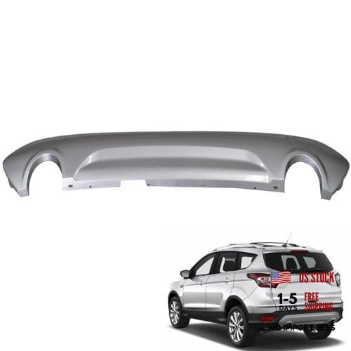 Rear Lower Bumper Cover Silver Replacement for Escape 2013 2014 2015 2016