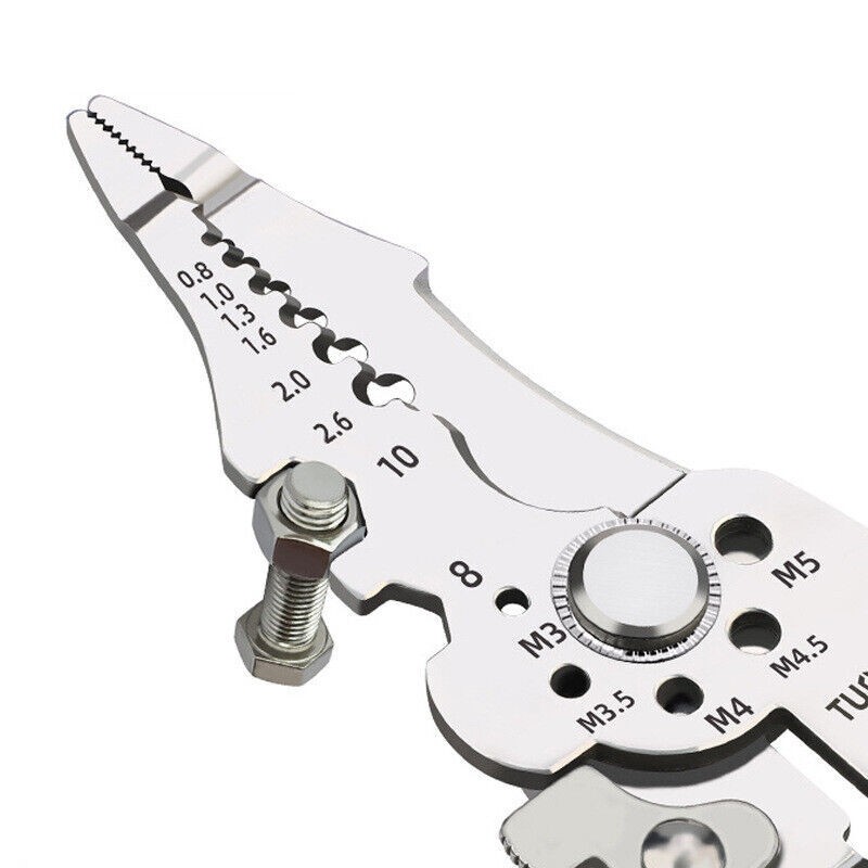 Upgrade Multifunctional Wire Stripper Crimper Cable Cutter Pliers Crimping Tool
