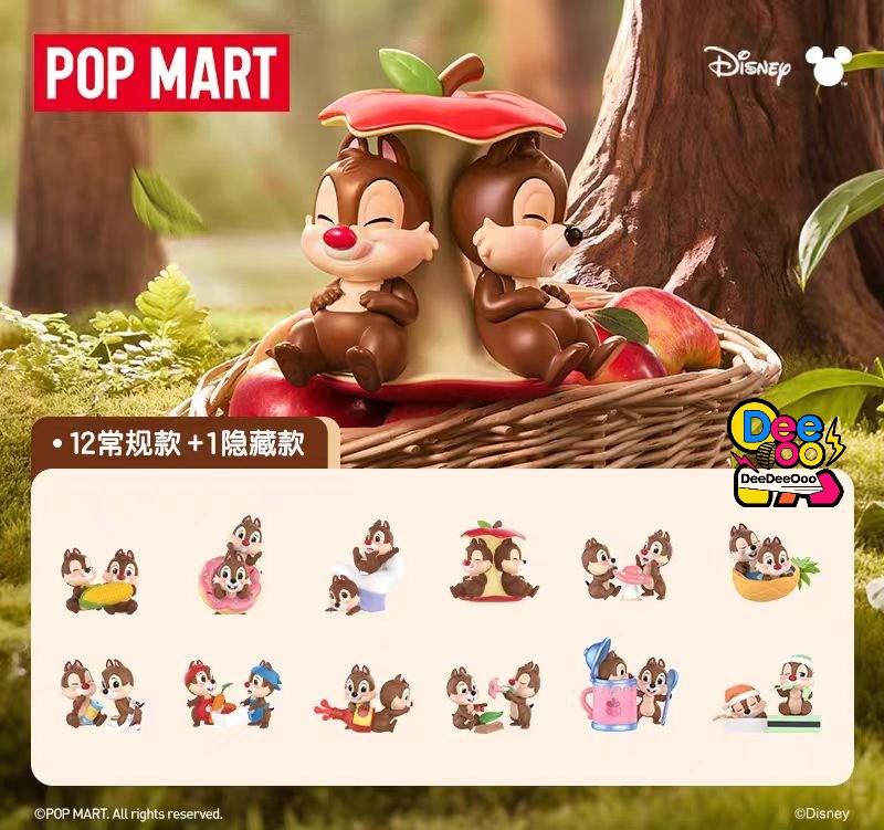 Authentic Disney Chip 'N' Dale Fun-loving Brothers Series Confirmed Figure Toys