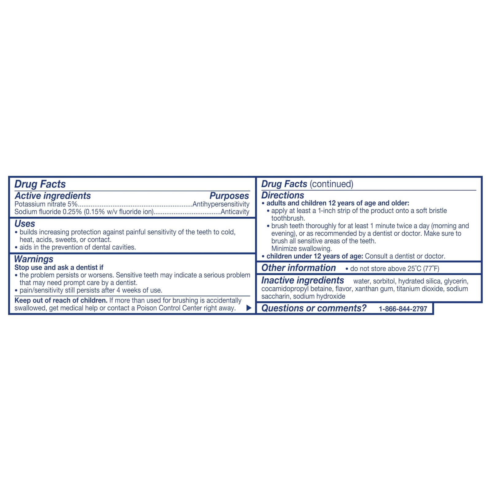 Sensodyne Cavity + Sensitivity Toothpaste, Fluoride Toothpaste for Sensitive...