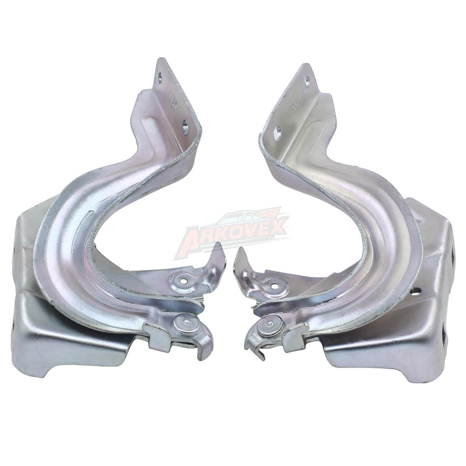 For 2018-2021 Nissan Kicks Hood Hinge Driver & Passenger Left & Right Side 2pc