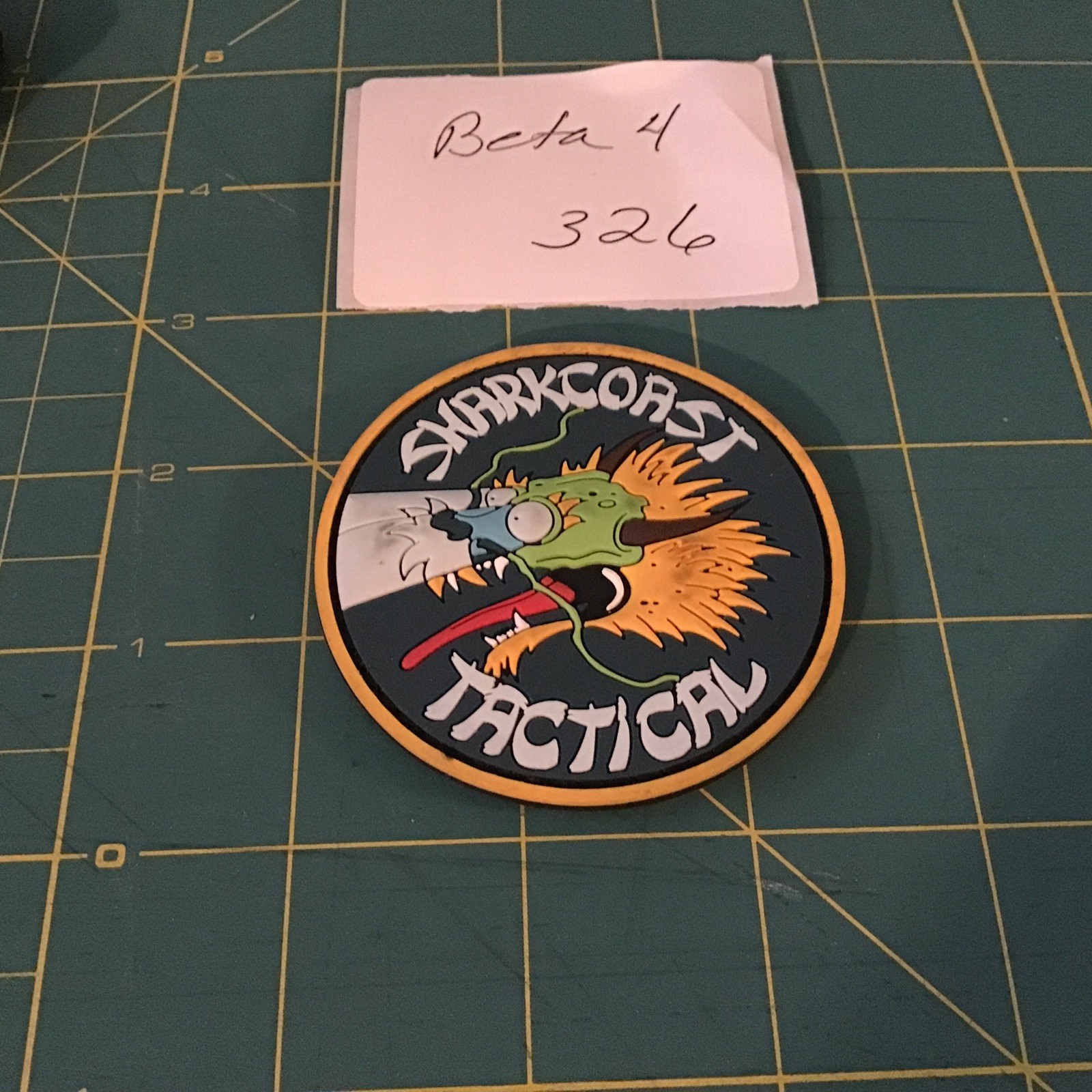 SHARK COAST TACTICAL Tactical Patch Screaming Head