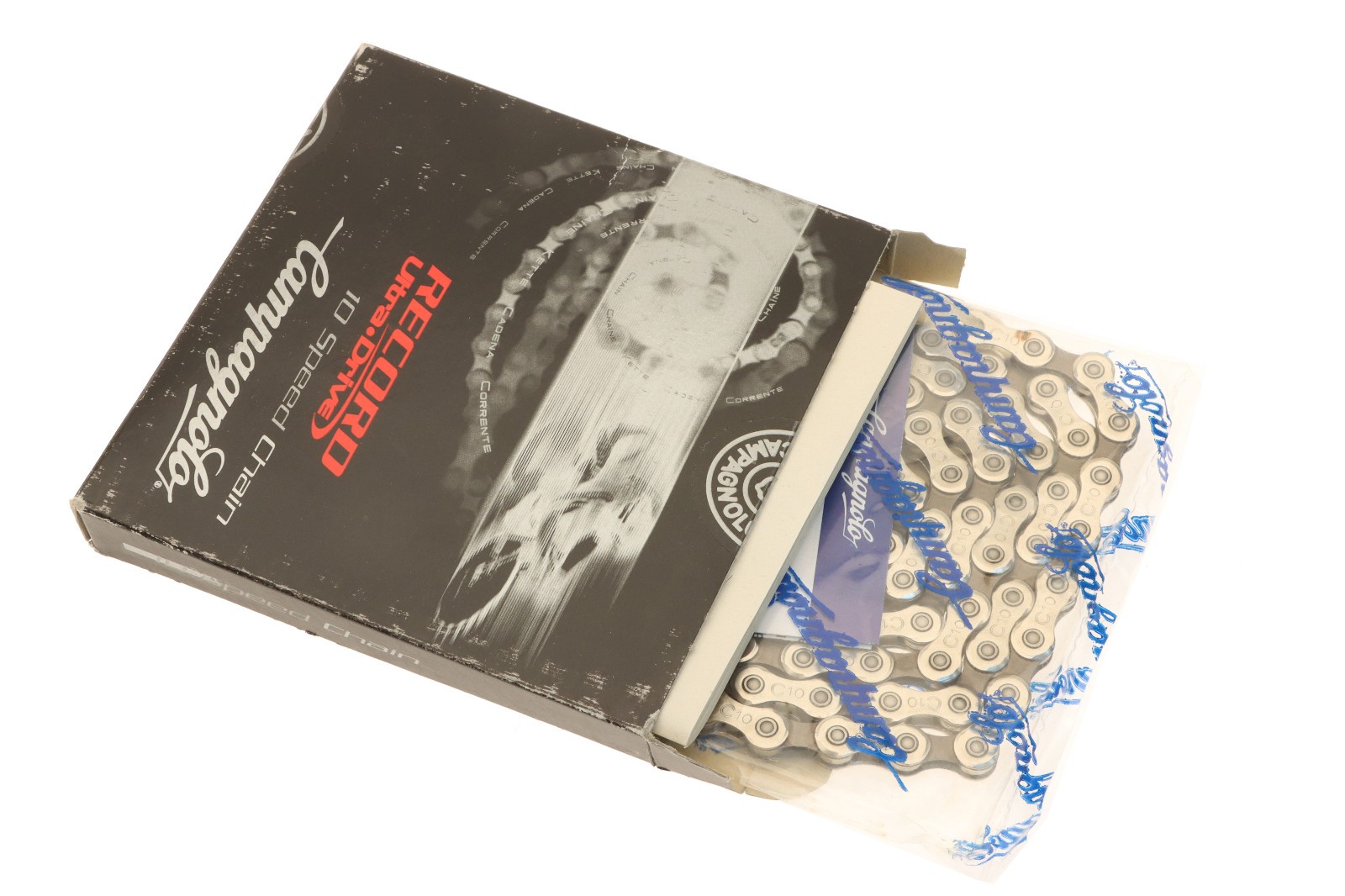 Campagnolo Record Ultra Drive 10 Speed Chain CN03-RE10 C10 HD-L 114L '03 NEW NOS