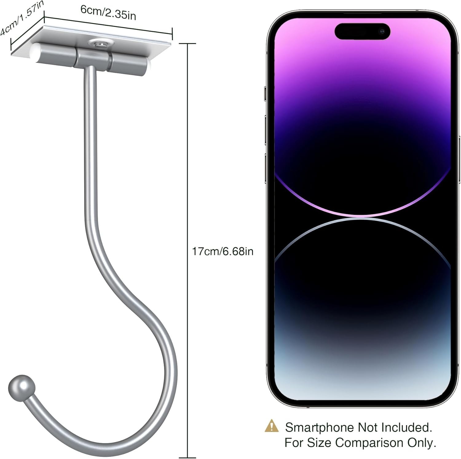 Modern Adhesive Banana Holder - Foldable Hook for Wall Mount Convenience