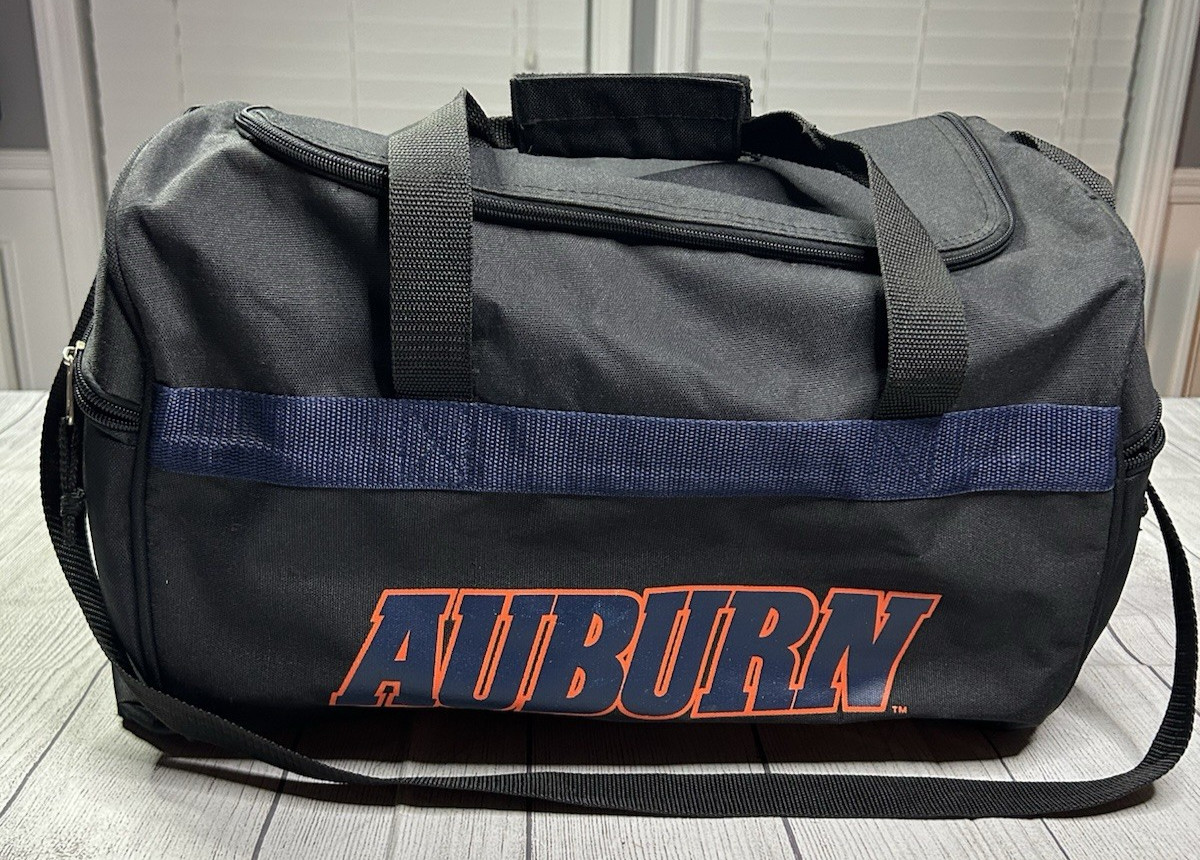 Vintage Auburn Tigers Duffel Bag University Of Auburn Gym Basketball Football