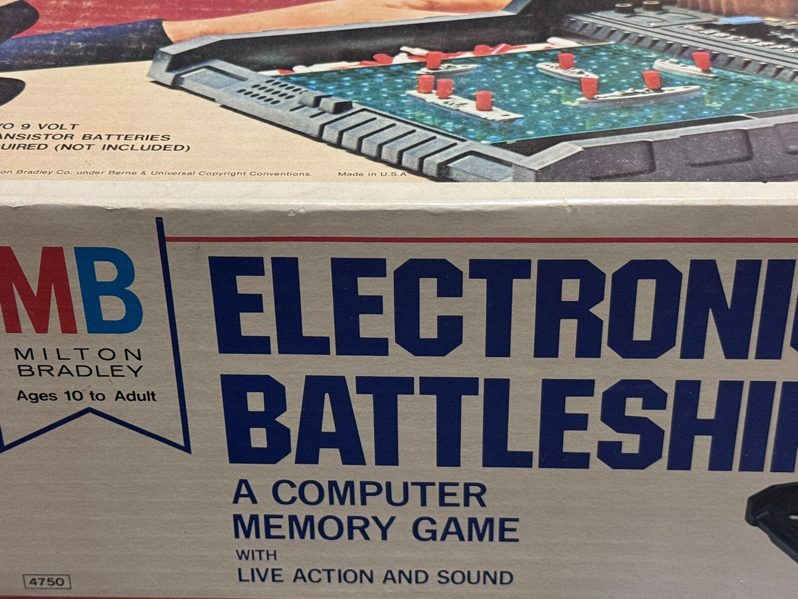 Vintage 1977 Milton Bradley Electronic Battleship Missing Instructions