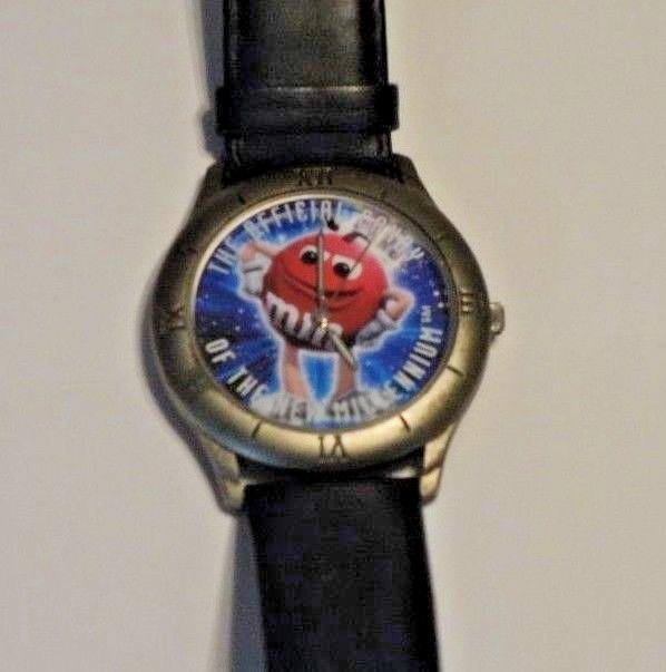 Vintage 1998 M&M's Official Candy of The New Millennium Watch Year 2000 Limited