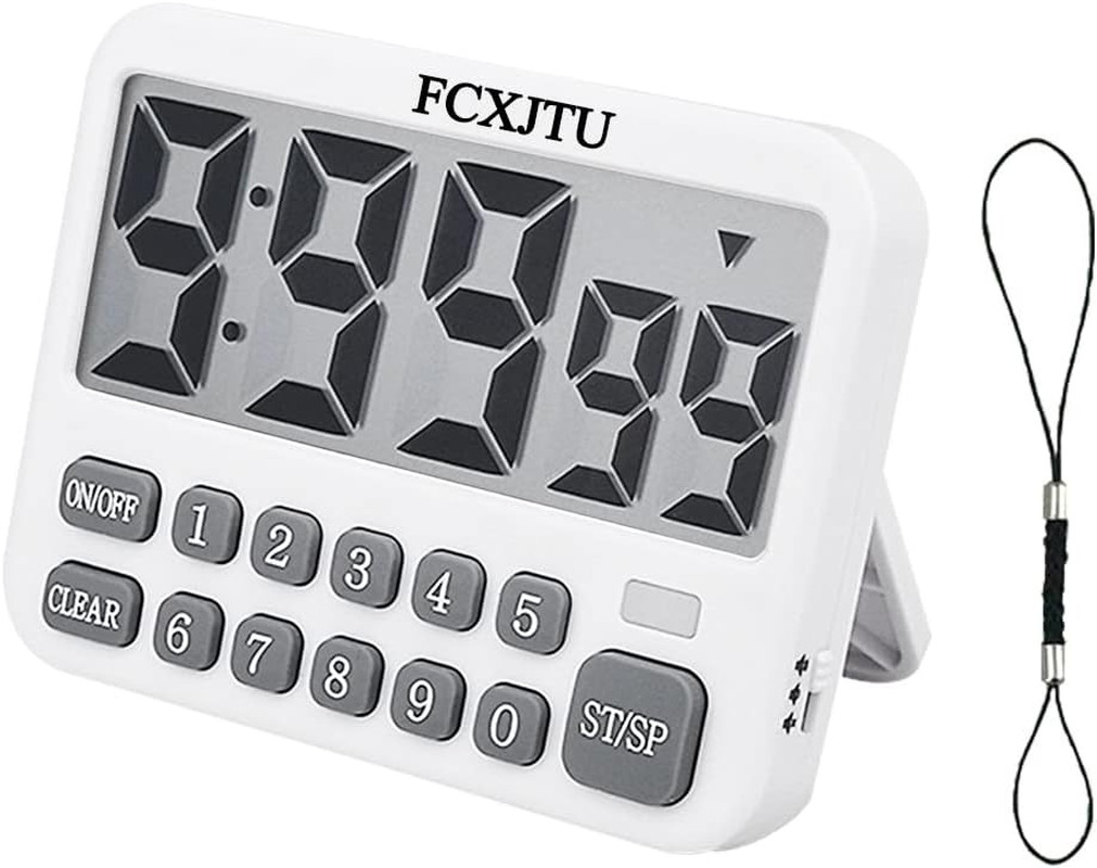Digital Kitchen Timer, Large Display Countdown/Up Timer with Digits Directly Inp