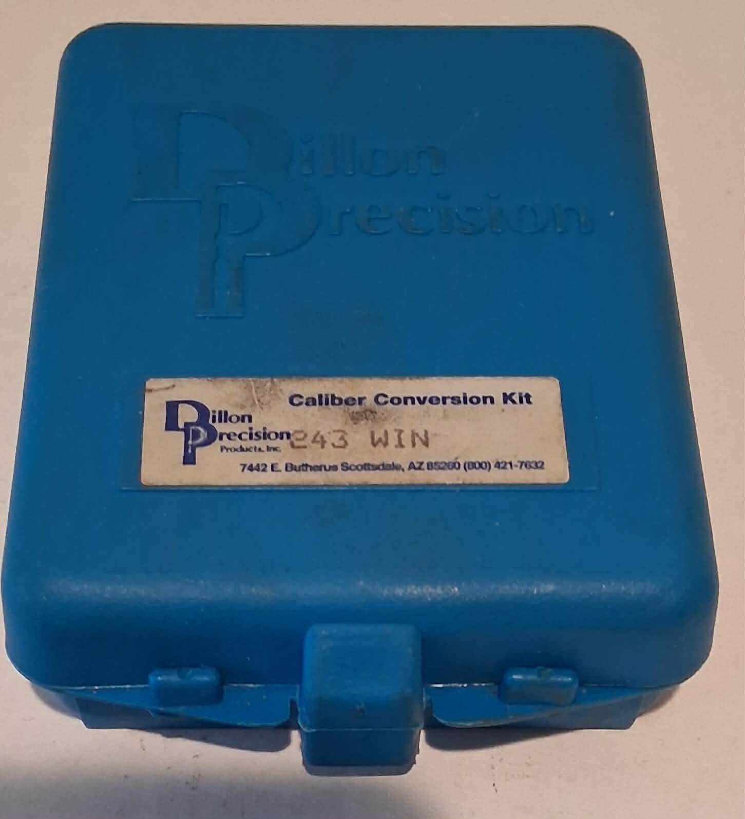 Dillon Precision 243 WIN Winchester Caliber Conversion Kit Shell plate Reloading