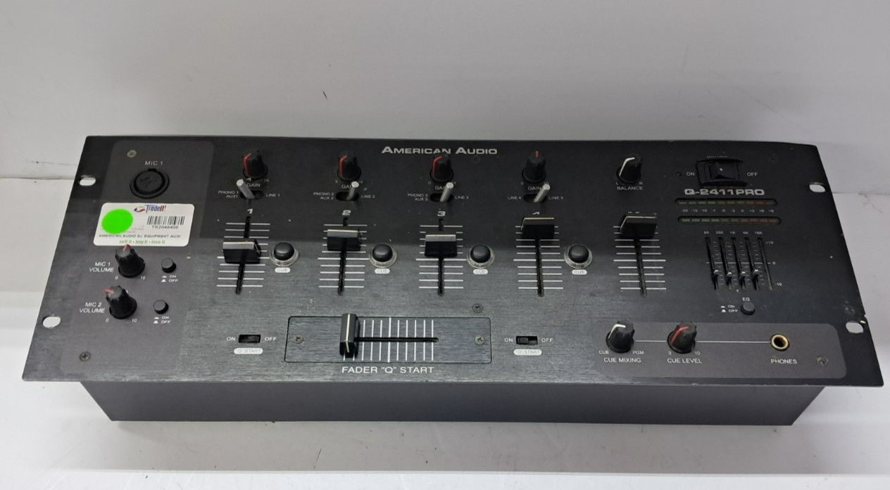 American Audio Q-2411 Pro 4-Channel DJ Mixer