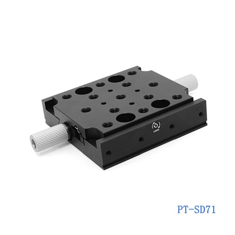 X-axis Manual Linear Stage Optical Displacement Platform PT-SD71, Travel:±12.5mm