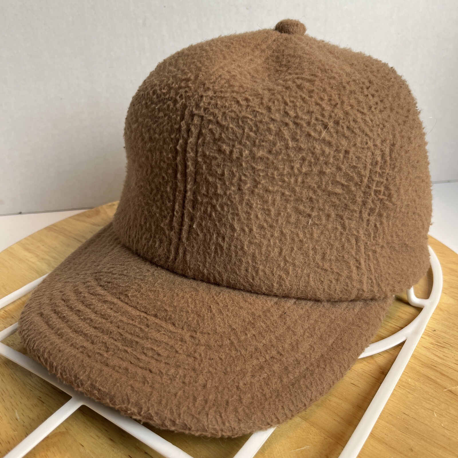 Vtg Polar Fleece Cap Hat USA Ear Flaps Malden Outdoors Winter Hunting Trapping
