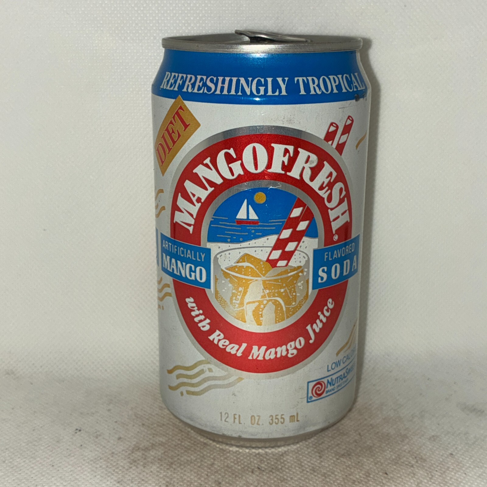 Diet Mango Fresh soda/juice can