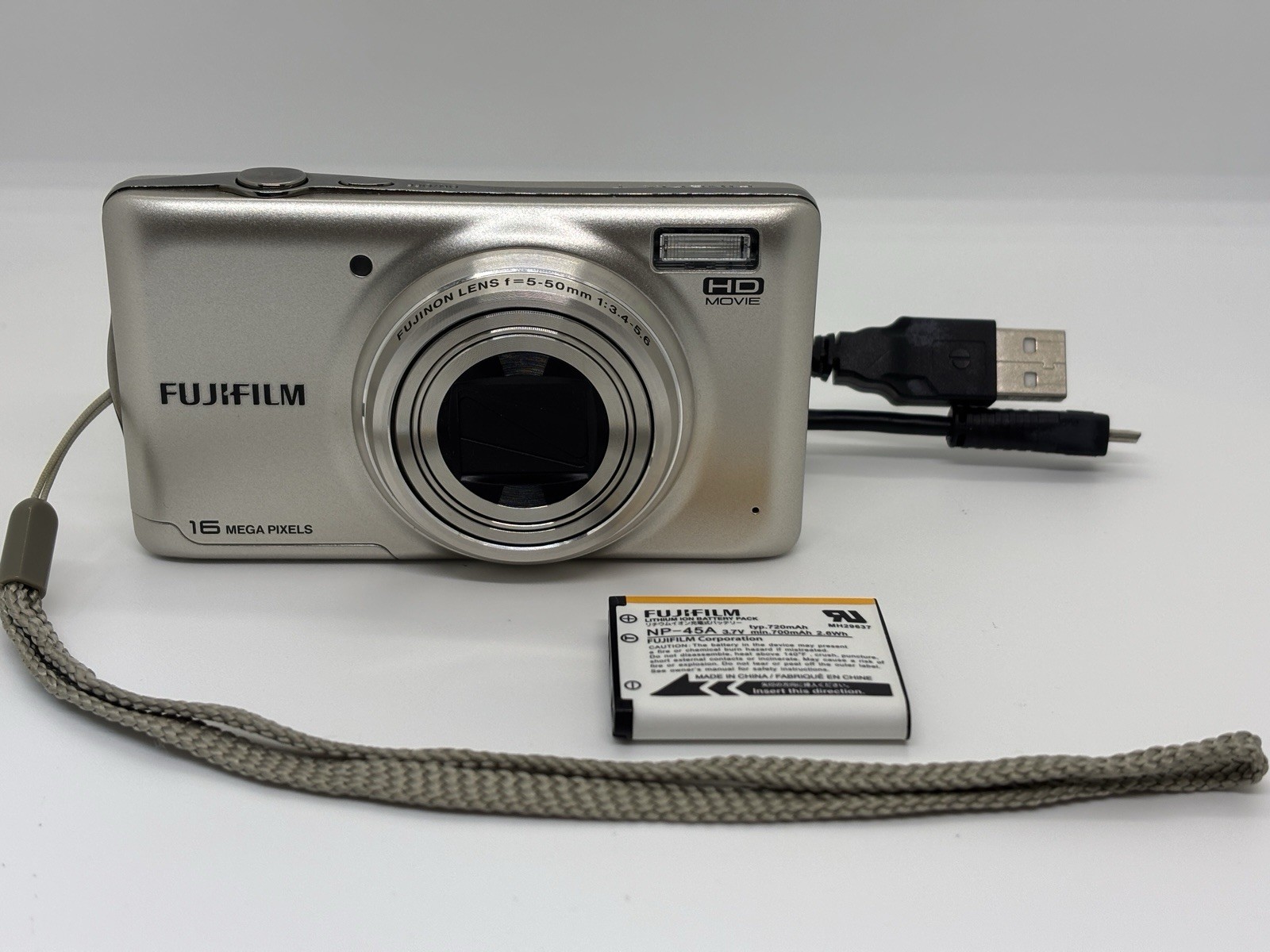 Fujifilm FinePix T400 16MP Compact Digital Camera Champagne Gold From Japan/ Exc