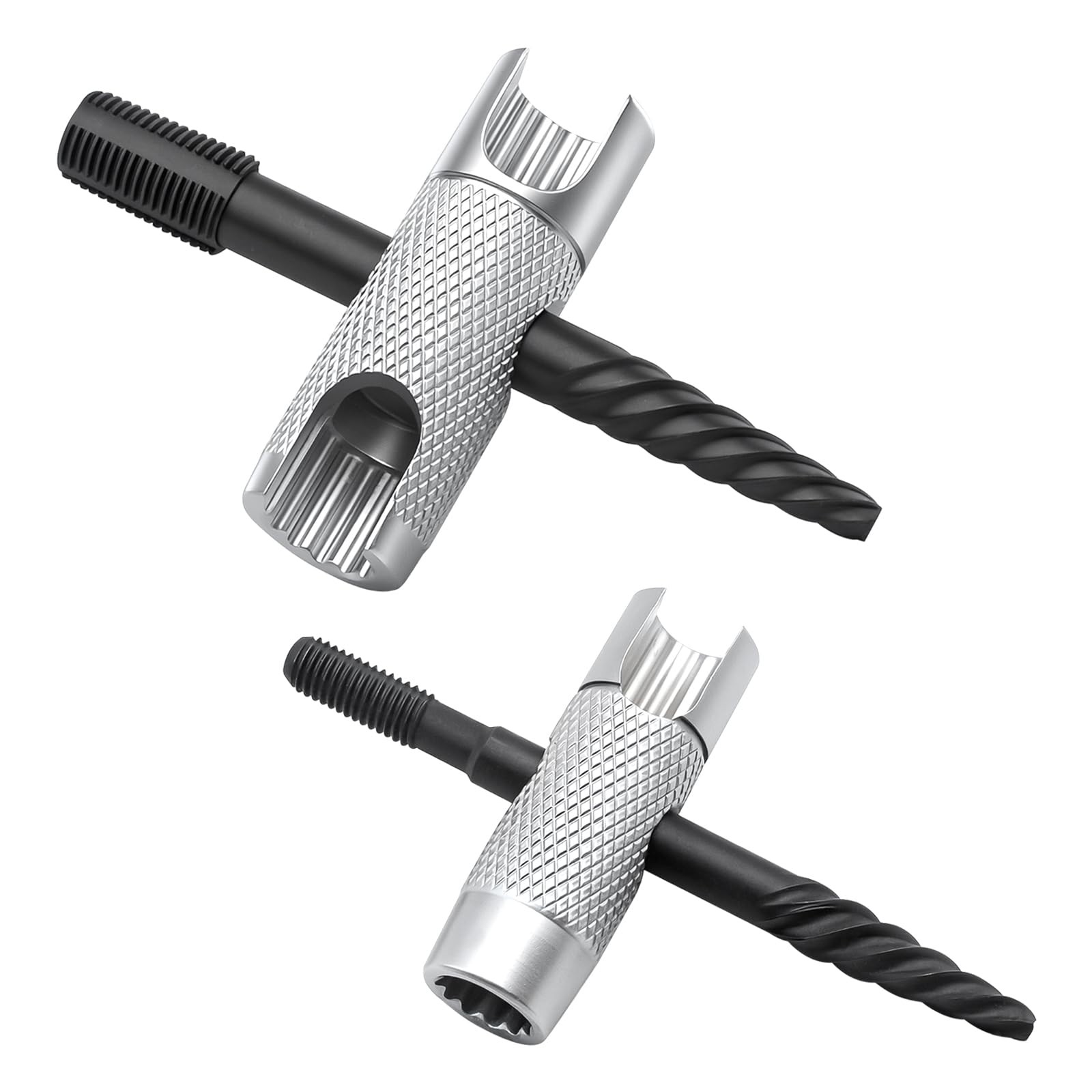 KCMOSGI 2 Pcs Grease Fitting Tool, 4-in-1 Grease Zerk Fitting Tool, Grease Ze...