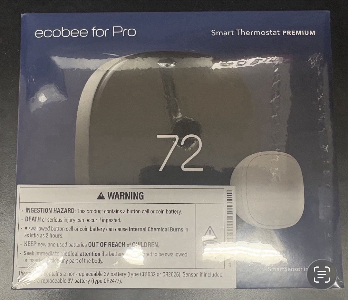 Ecobee for Pro Smart Thermostat Premium w/ Smart Sensor BRAND NEW. Sealed