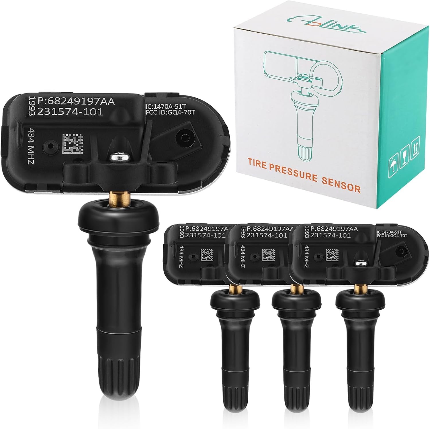 TPMS Sensors for 2014-2022 RAM 1500-5500 & 2016-2019 Jeep Cherokee