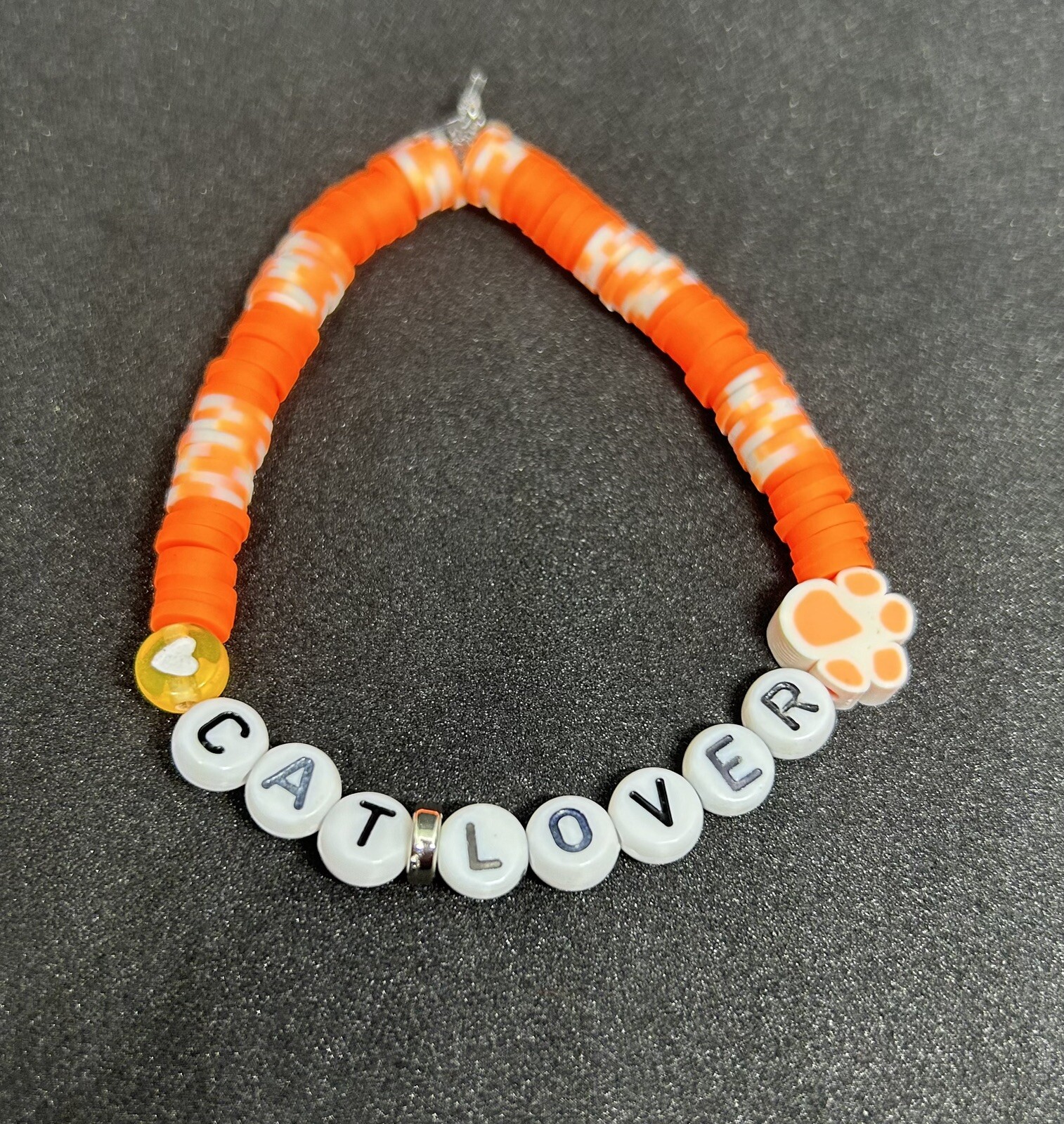 Cat Lover Heishi Bracelet