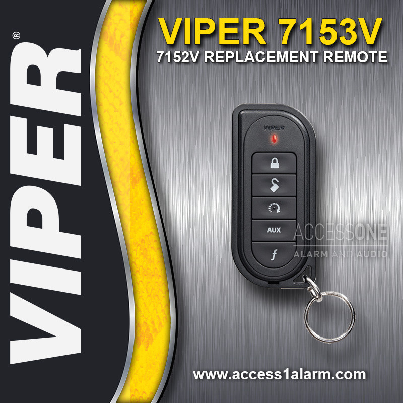 Viper 7152V 1-Way 5-Button Replacement Remote Control For 5204V New 7153V Remote