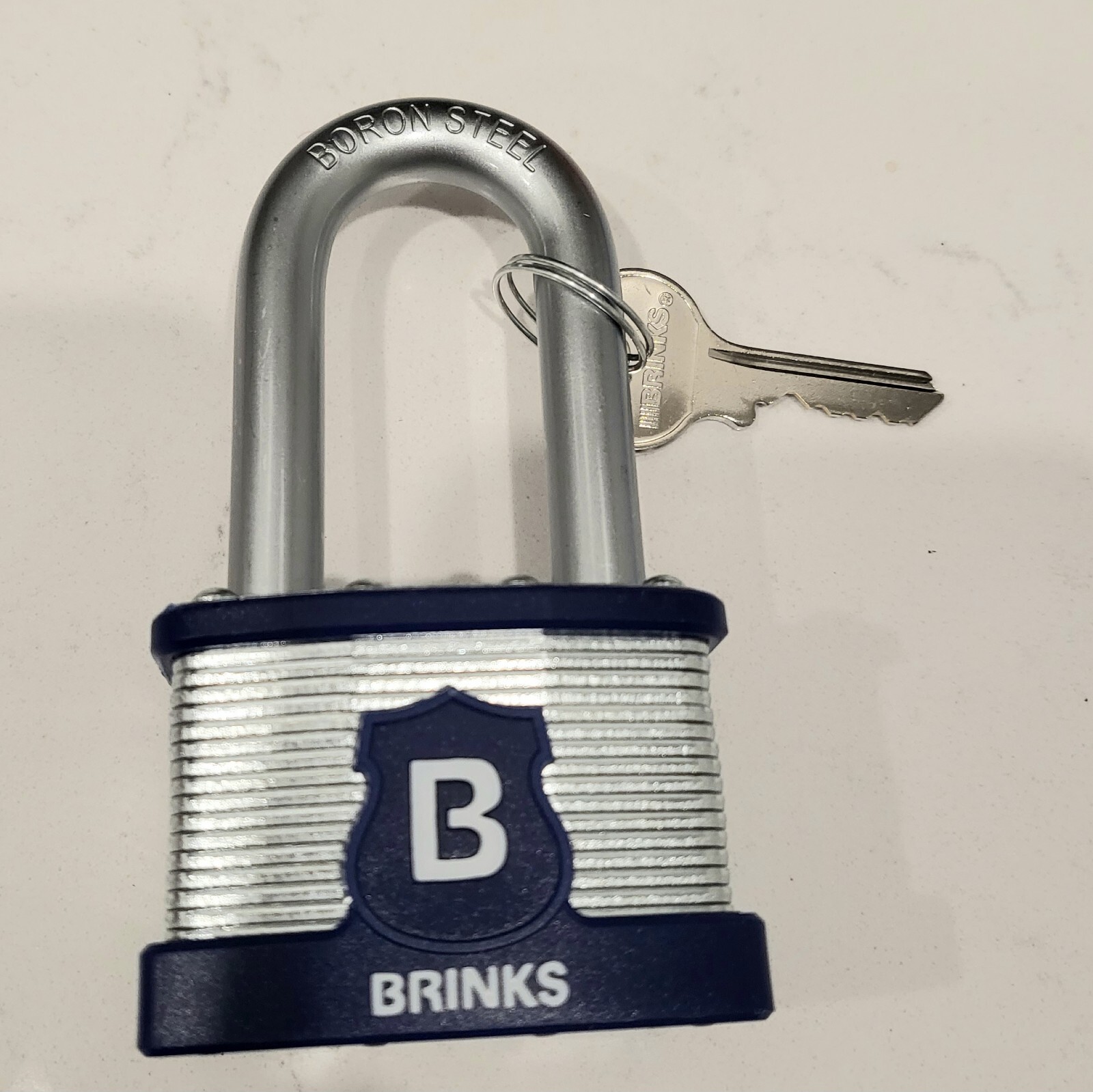 Brinks Max Security pin pick & cut resistant Laminated Steel Padlock lock & key