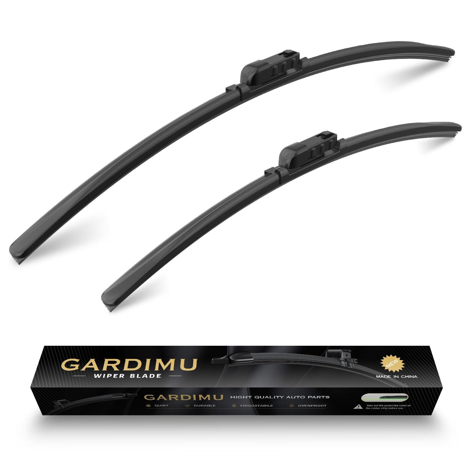GARDIMU 2 Pcs Front Windshield Wiper Blades, A Pair of Window 2022-2024