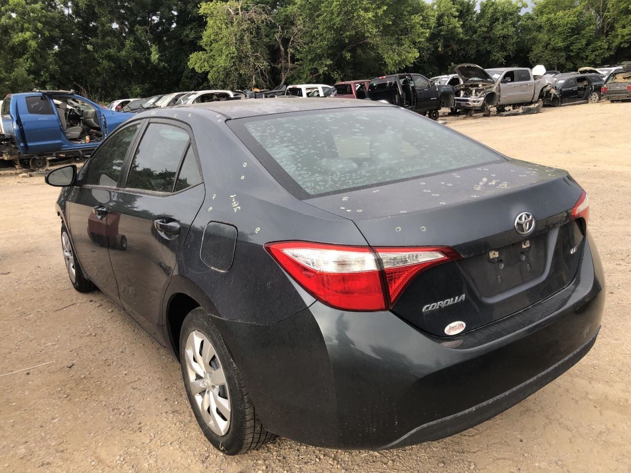 Sun Visor Left Driver Fits 14-16 COROLLA 956725