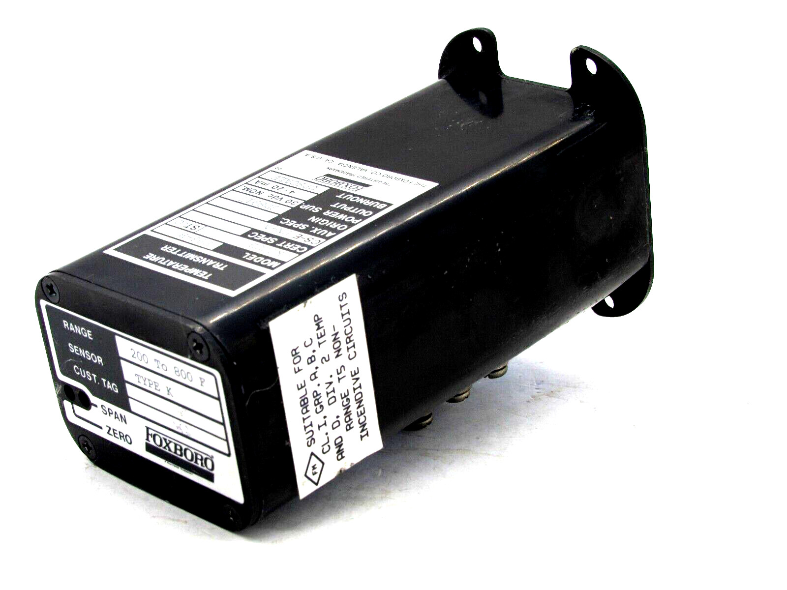 NEW FOXBORO E93-B TEMPERATURE TRANSMITTER E93B