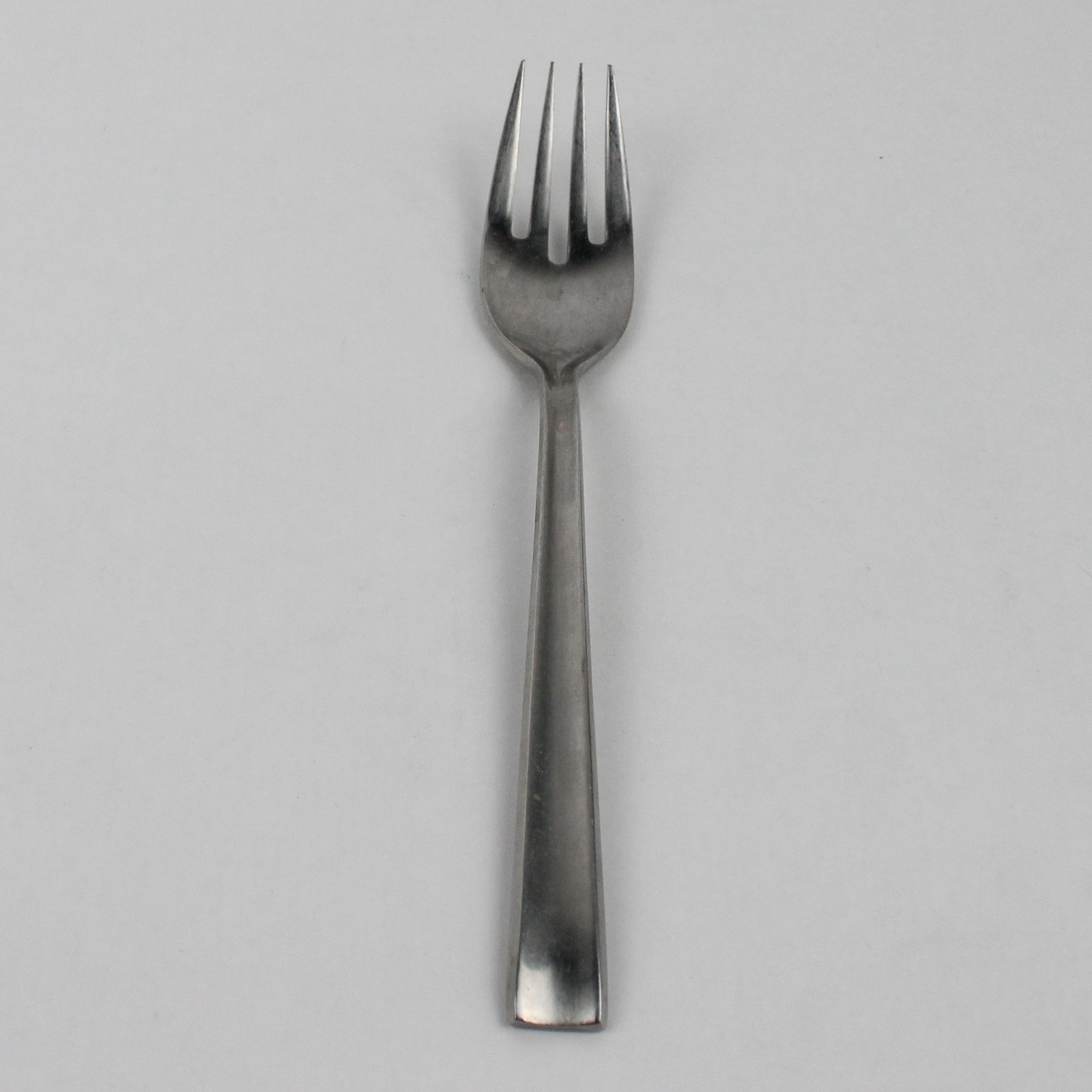 Noritake Silver La Palme Pattern 18/8 SS Med Cold Meat Serving Fork 8.5" HTF