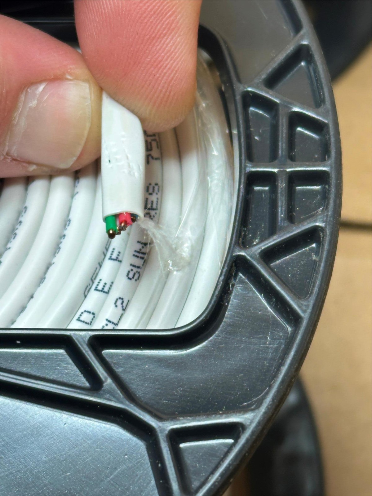 250' Genesis White 18/4 Solid Thermostat General Purpose Wire Cable