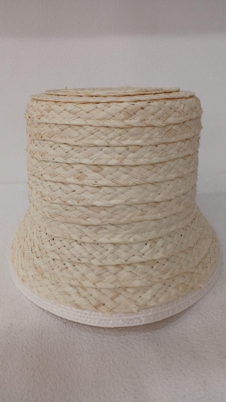 KIJIMA TAKAYUKI Hat, Beige, Natural Straw Raffia, Made in Japan, Condition A
